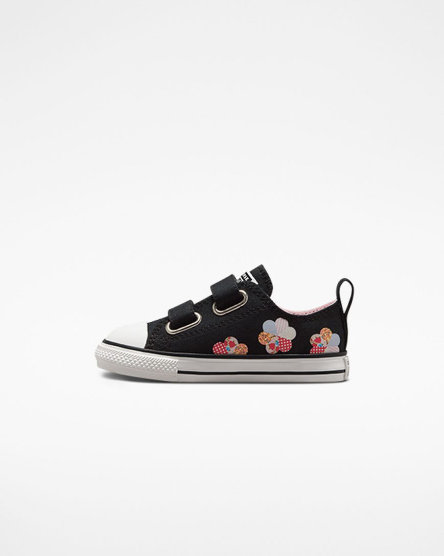 Tenisi Fete Converse Chuck Taylor All Star Easy-On Crafted Patchwork Negrii Portocalii Roz | RO AZXSR145